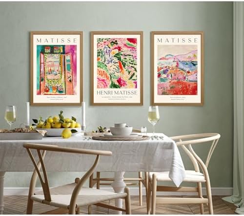 Henri Matisse Wall Art Prints Set of 3 Matisse Wall Decor Aesthetic Canvas - Image 7