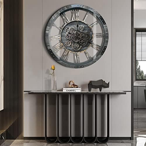 27" Real Moving Gears Large Wall Clock - Image 6