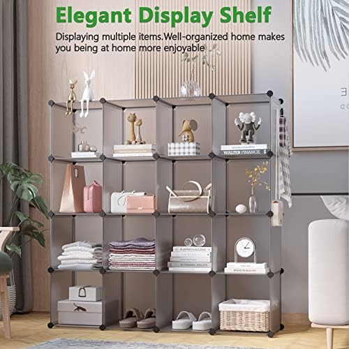 C&AHOME 16 Cube Storage Organizer Cube Shelves Units Storage Cubes - Image 4