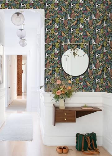 NuWallpaper x Printfresh Must Love Dogs Charcoal Peel and Stick Wallpaper - Image 3