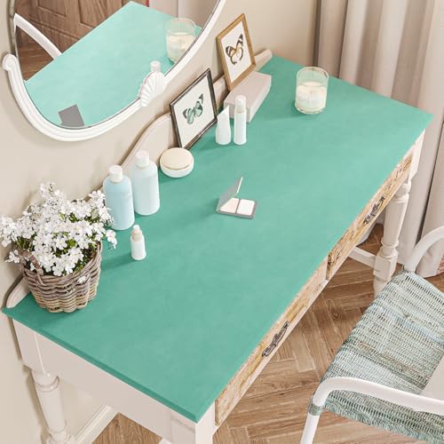 15.7"x160" Mint Green Velvet Wallpaper Peel and Stick Velvet Drawer Liners - Image 2