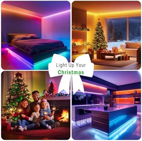 DAYBETTER LED Lights for Bedroom 132ft, Music Sync Color Changing Strip Lights - Image 5