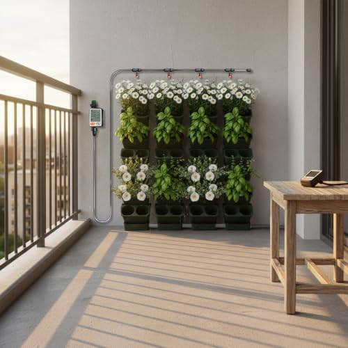 Living Wall Planter Indoor Self Watering 56 Pots Vertical Garden - Image 3