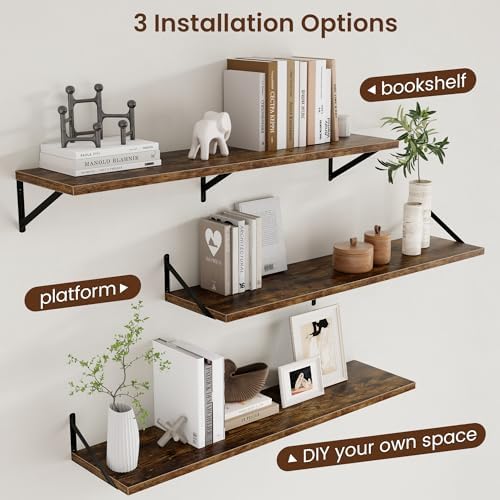 Axeman 12 Inch Deep Floating Shelves - Image 3