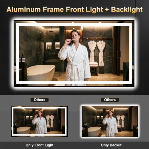 LED Bathroom Mirror with Light, 30x55 Vanity Mirror - Image 5