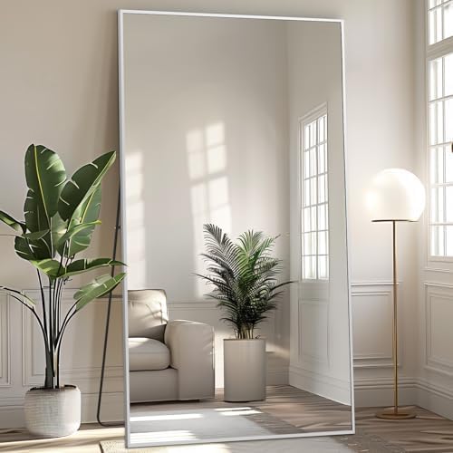 MELOMOIR 44"x72" Oversized Floor Mirror, Free Standing Leaning or Hanging - Image 3