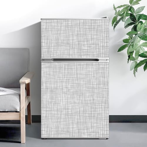 Grey Grasscloth Wallpaper 17.3"x 118" Peel and Stick Wallpaper Self-Adhesive - Image 2