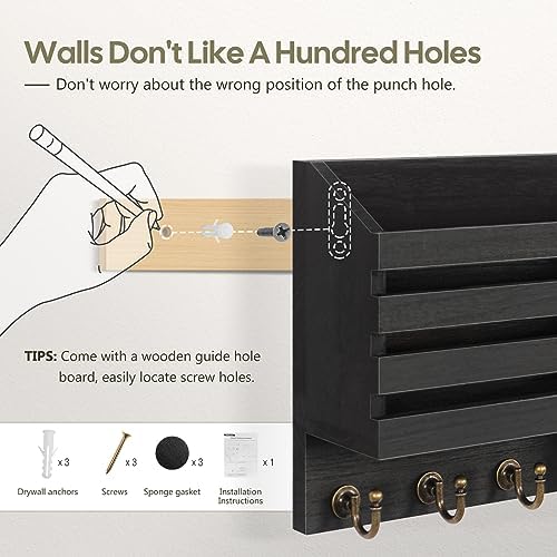 FifthQuarter Mail Holder Wall Mount - Image 4