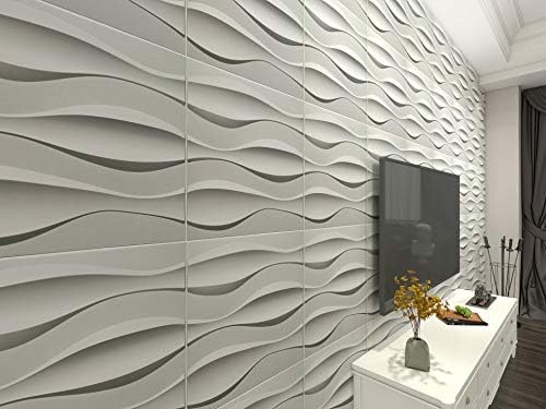 Art3d 19.7" x 19.7" Wall Panel Wave - Image 3