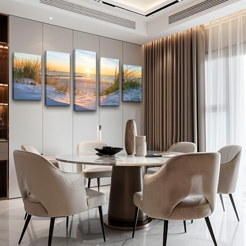 Canvas Wall Art For Living Room Large Size Wall Decor For Bedrooms Beach Grass - Image 5