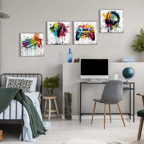 Banksy Giaffiti Wall Art Game Room Decor - Image 5