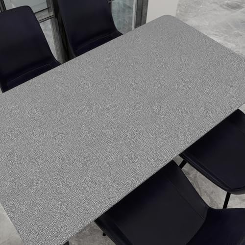 Grasscloth Peel and Stick Wallpaper Grey Textured Contact Paper, Countertop - Image 5
