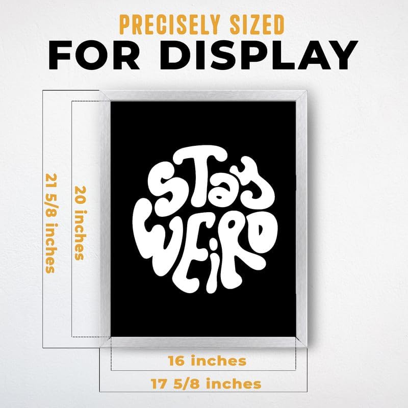 InkFlow Posters Stay Weird Canvas Poster - Image 3