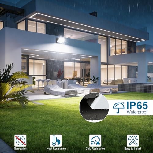 60W LED Outdoor Wall Lights 360° Rotatable 5000K IP65 - Image 3