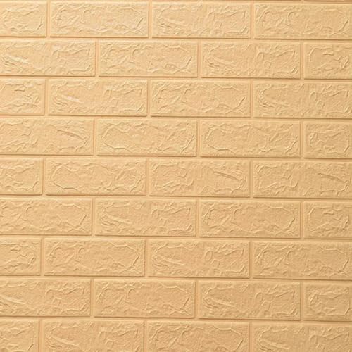 Queenbox 13.8x11.8in 30pcs Faux Brick Wall Panels Peel and Stick, Stone Texture - Image 4