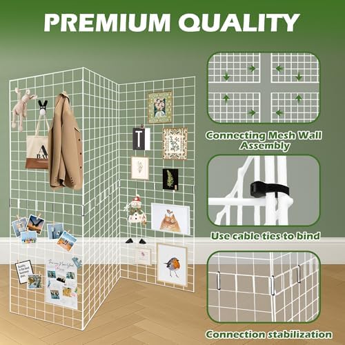 Grid Wall Panels 3 Pcs, Commercial Grade Gridwall Panels, Metal Grid Wall Panel - Image 5