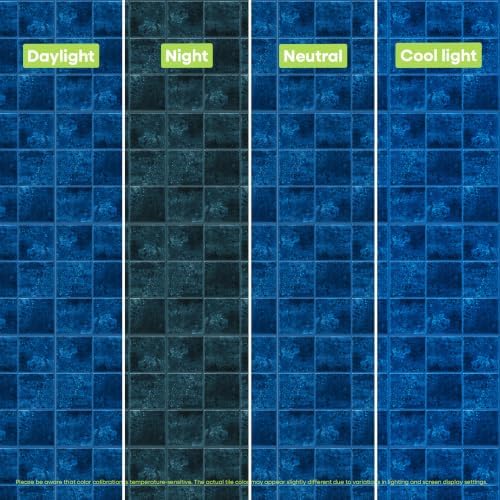 Select 5 Pack Peel and Stick Backsplash Square Tiles, 12x12 in - Image 6