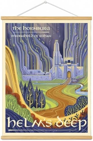 Middle Earth Landscape Wall Art Prints Canvas PaintingFantasy Posters, Wall by Meksular