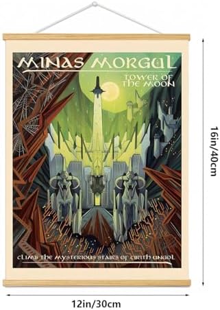 Middle Earth Landscape Wall Art Prints Canvas PaintingFantasy Posters, Wall - Image 4