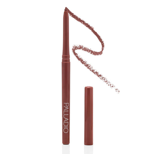 Palladio Retractable Waterproof Lip Liner High Pigmented and Creamy Color Slim Twist Up Smudge Proof Formula with Long Lasting All Day Wear No Sharpener Required, Naked