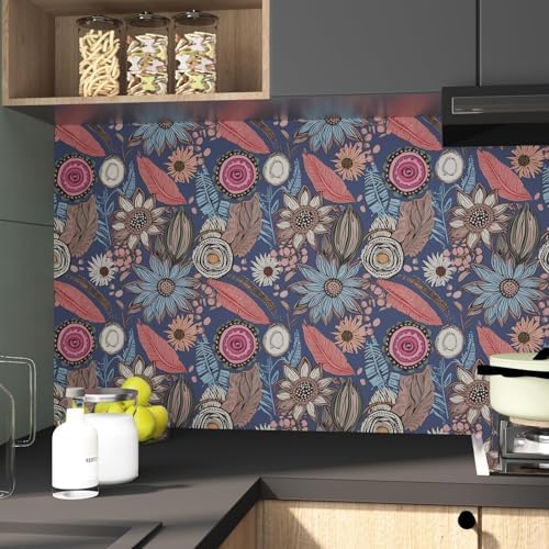 Laatse Boho Wallpaper Peel and Stick 17.5"x118" - Image 5