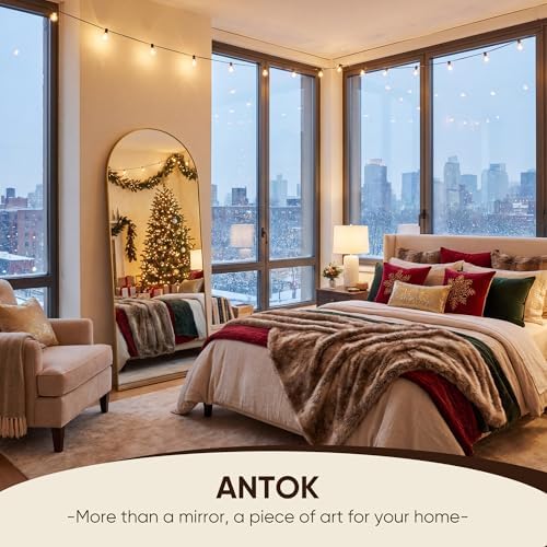 Antok 71" x28” Arched Full Length Mirror, Floor Mirror - Image 3