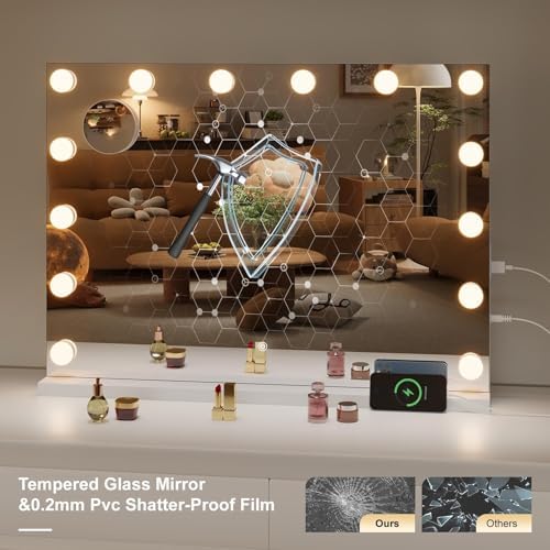 Hasipu Hollywood Vanity Mirror - Image 2