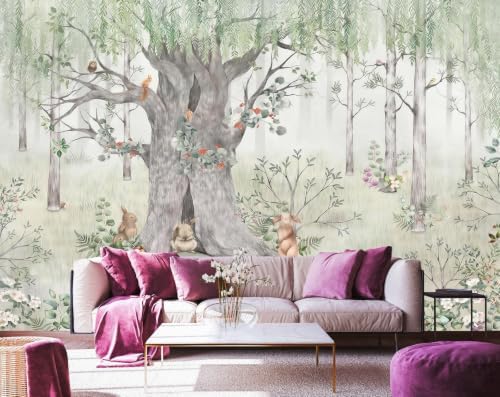 Animals Playing in the Woods Peel and Stick wall Decals - Image 5