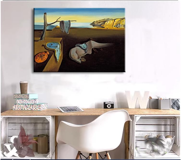 weiyiart Salvador Dali Canvas Wall Art The Persistence of Memory Painting - Image 5