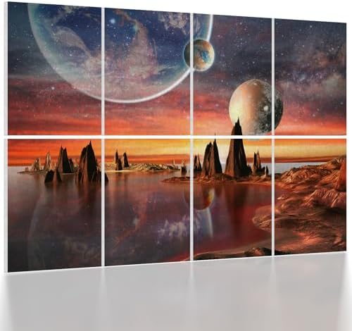 UMIACOUSTICS 8 Pcs 0.7Inch Thick Art Acoustic Panels Twice Thicker to other by UMIACOUSTIC