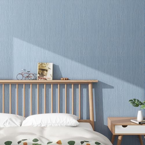 Grasscloth Textured Wallpaper Peel and Stick 24inX393in Fabric Wall Paper - Image 6