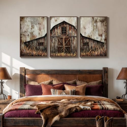 Framed Vintage Farmhouse Wall Art - Image 4