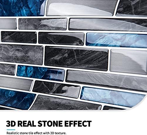Art3d Marble Tile Peel and Stick Backsplash, 12 x 12 Inch - Image 5