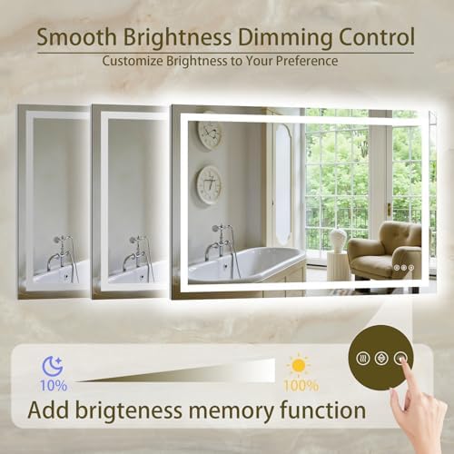 36"x48" LED Bathroom Mirror - Image 5