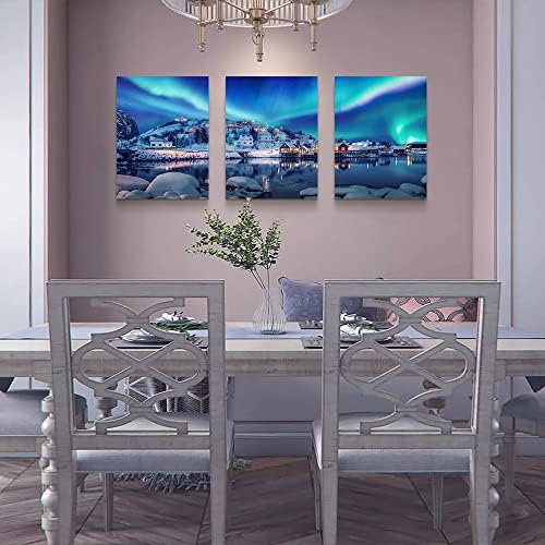 Aurora Landscape Canvas Wall Art - Image 5