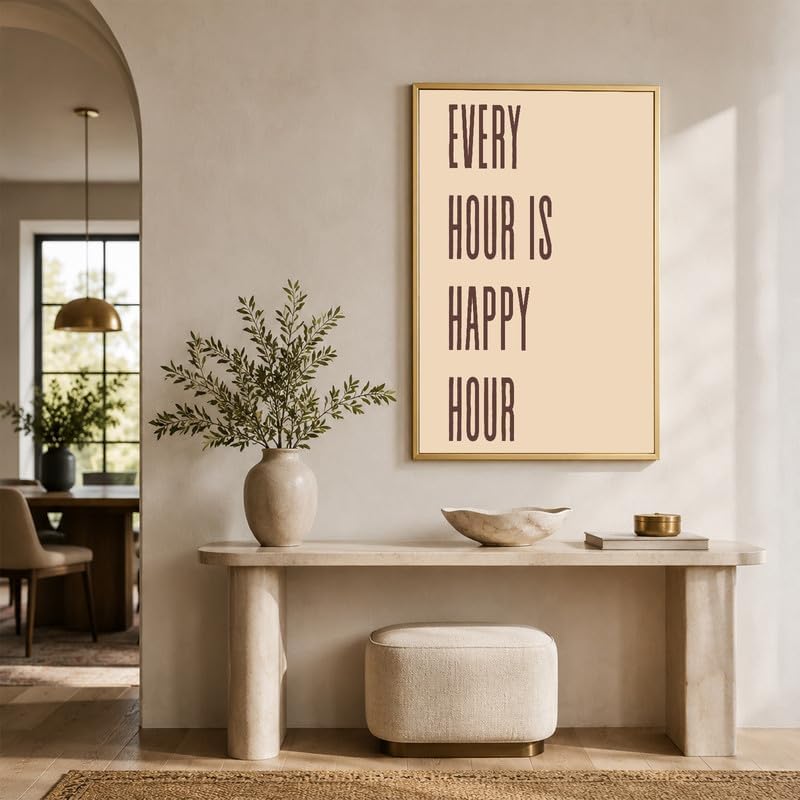 InkFlow Posters Every Hour Happy Hour Canvas Poster - Image 6