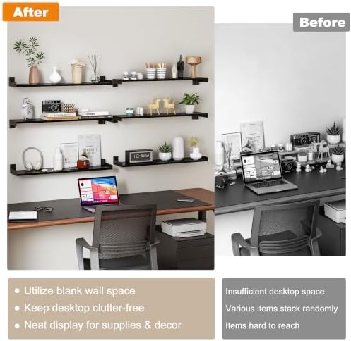 Floating Shelves for Wall, Shelves for Decor Storage - Image 4