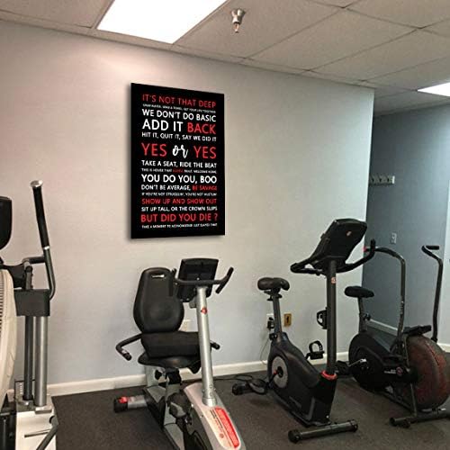 AMART SUN Mixed Quotes Fitspiration Motivational Quotes Print Canvas Wall Art • - Image 5