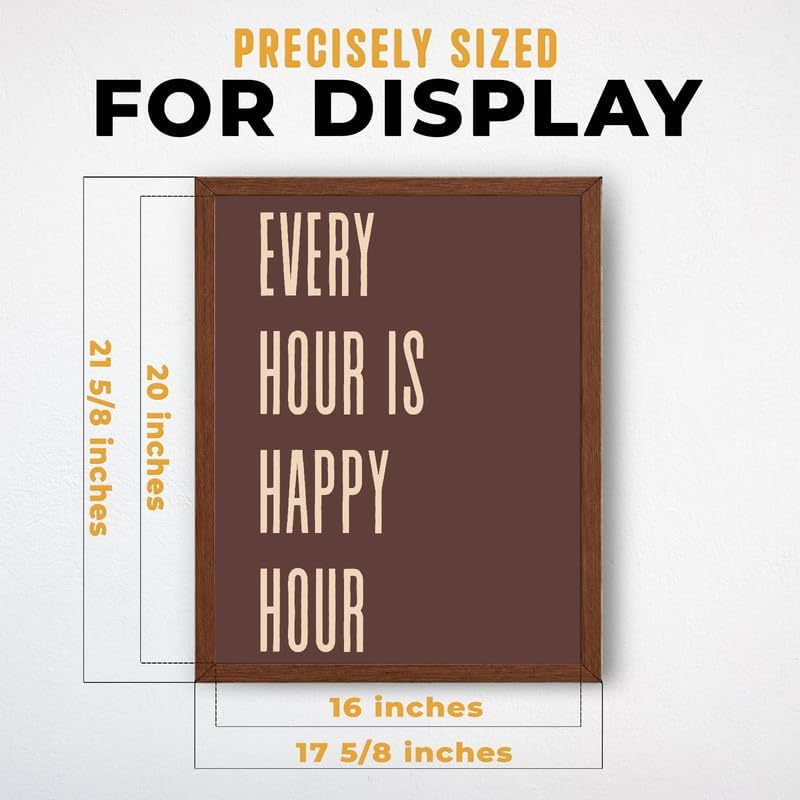 InkFlow Posters Every Hour Happy Hour Canvas Poster - Image 3