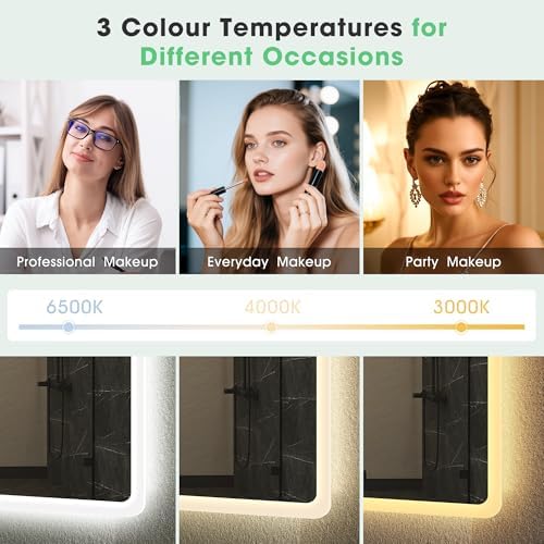 S'bagno 40"x28" LED Bathroom Mirror - Image 5