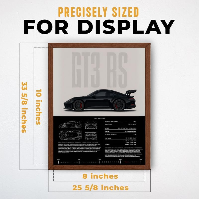InkFlow Posters Vintage Racing Car Canvas Poster - Image 3