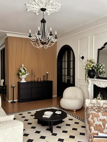 Safiyya 3-Piece 3D Thick Wood Slat Wall Panels - Image 3