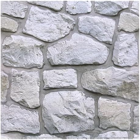 3D Peel and Stick Faux Stone Wall Panels 11.8" x 11.8" 10-Pack by SMOOSTIKCDECOR