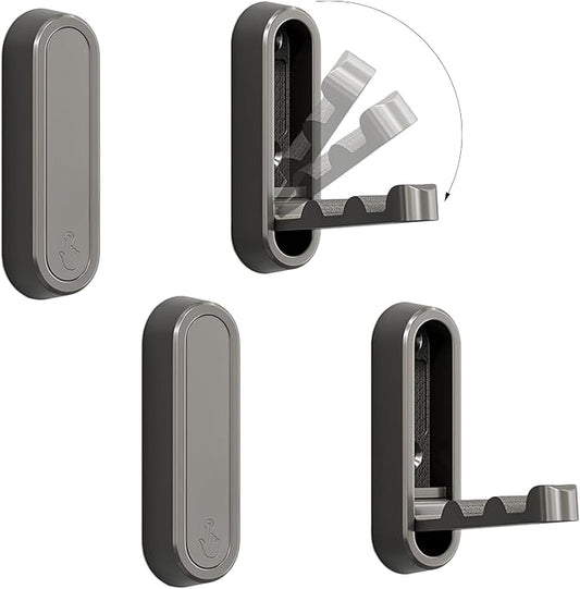 4PCS Foldable Wall Hooks, Flip Down Design by XSGTZMJ