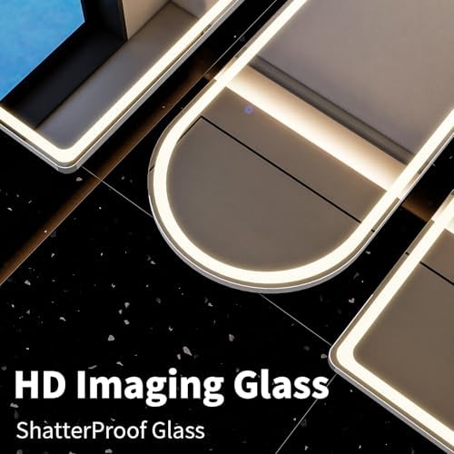 VooBang 71"x26" LED Arched Mirror Full Length - Image 5