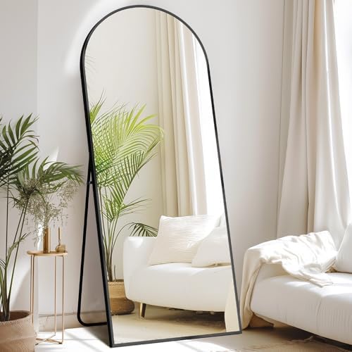 DUMOS 65"x24" Arched Full Length Floor Mirror, Full Body Mirror - Image 2