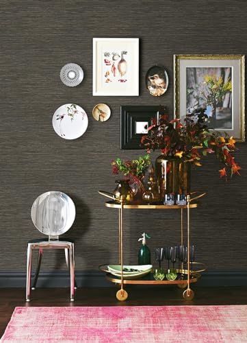 RoomMates Dimensional Grasscloth Peel and Stick Wallpaper - Image 4
