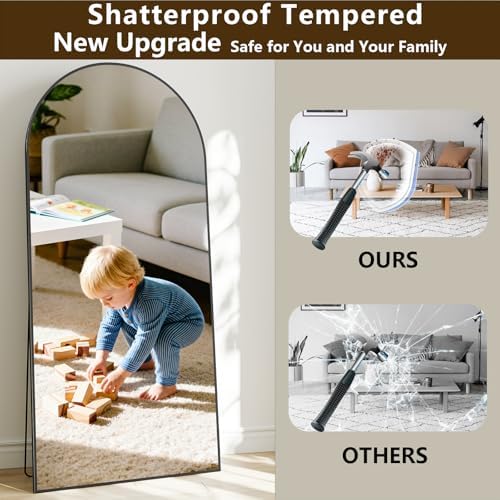 Mirror Full Length, Room Decor Big Full Body Floor Mirror - Image 6