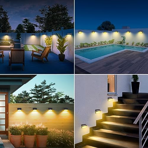 Peasur 6 Pack Solar Motion Sensor Lights Outdoor Waterproof - Image 5