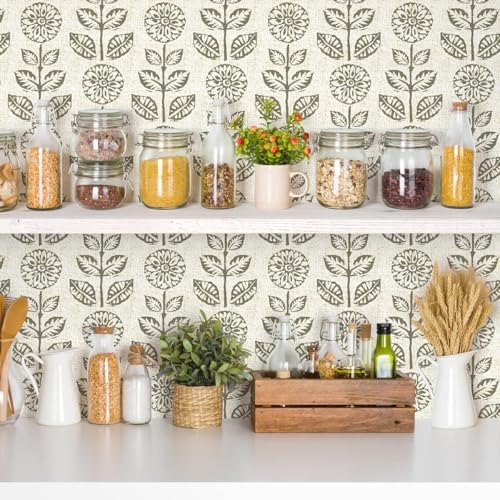 Wudnaye Vintage Floral Peel and Stick Wallpaper - Image 5
